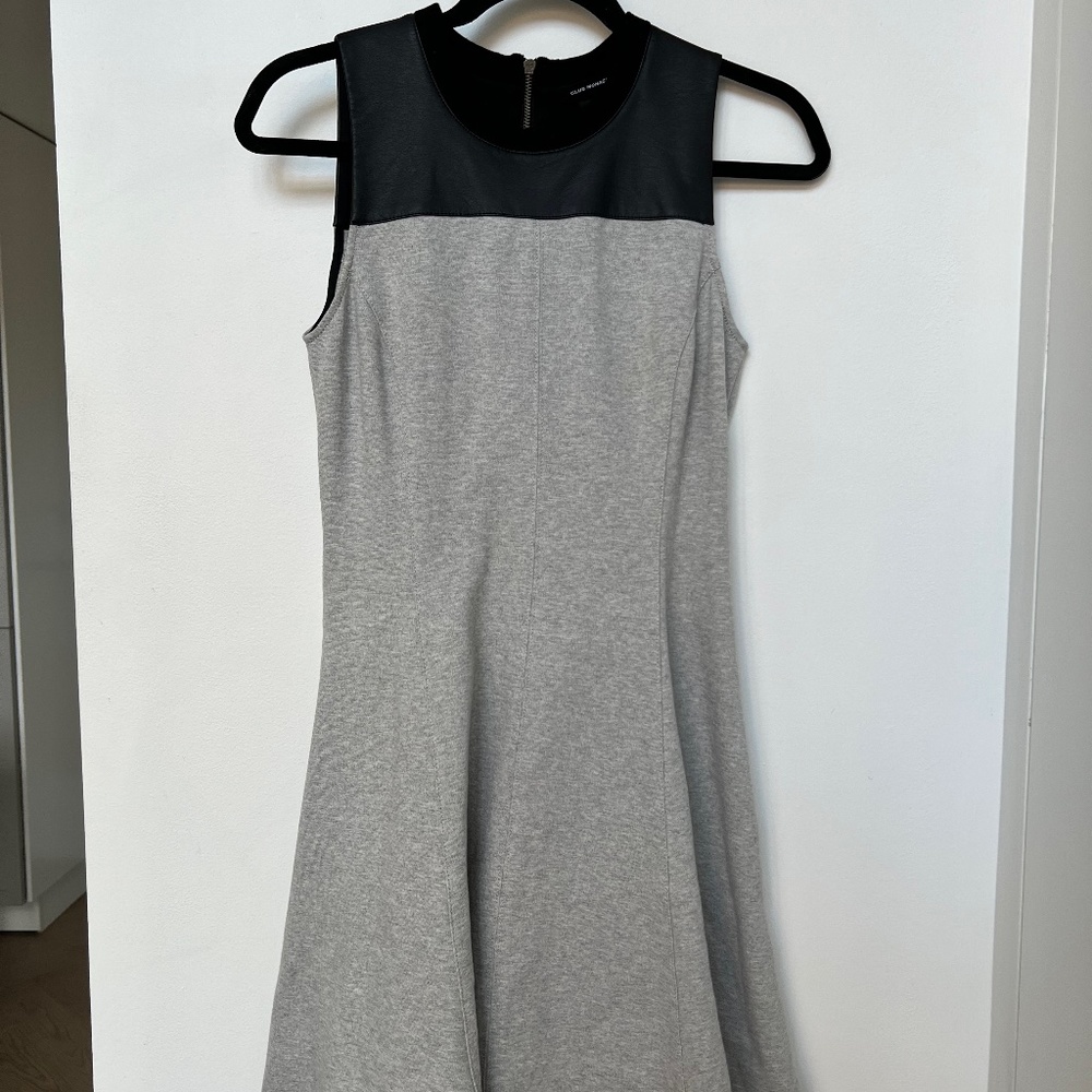 Club Monaco Faux Leather Mini Dress